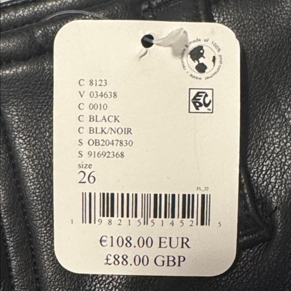 We The Free Faux Leather Slit Pants - Picture 5 of 9